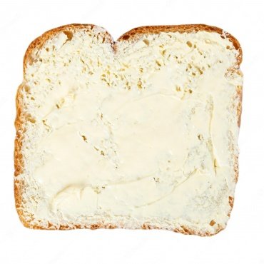 Butter White Bread Slice